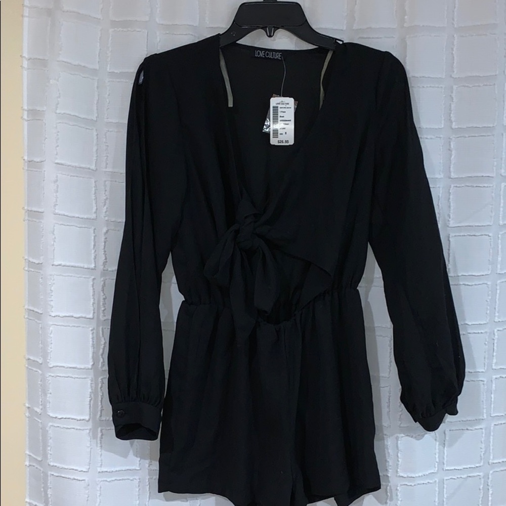 NWT - Love Culture Black Romper